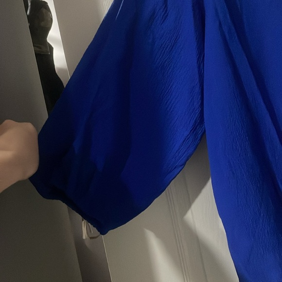 Calvin Klein blue blouse - Picture 3 of 5